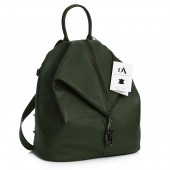 Rucsac dama din piele naturala DiAmanti Zanella Verde Scuro Pino